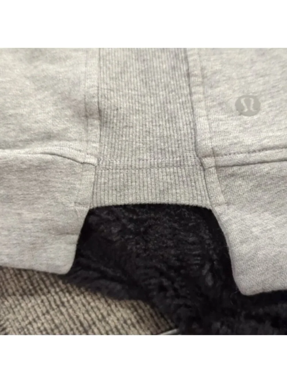 Lululemon Press Pause Crew Heathered Medium Grey